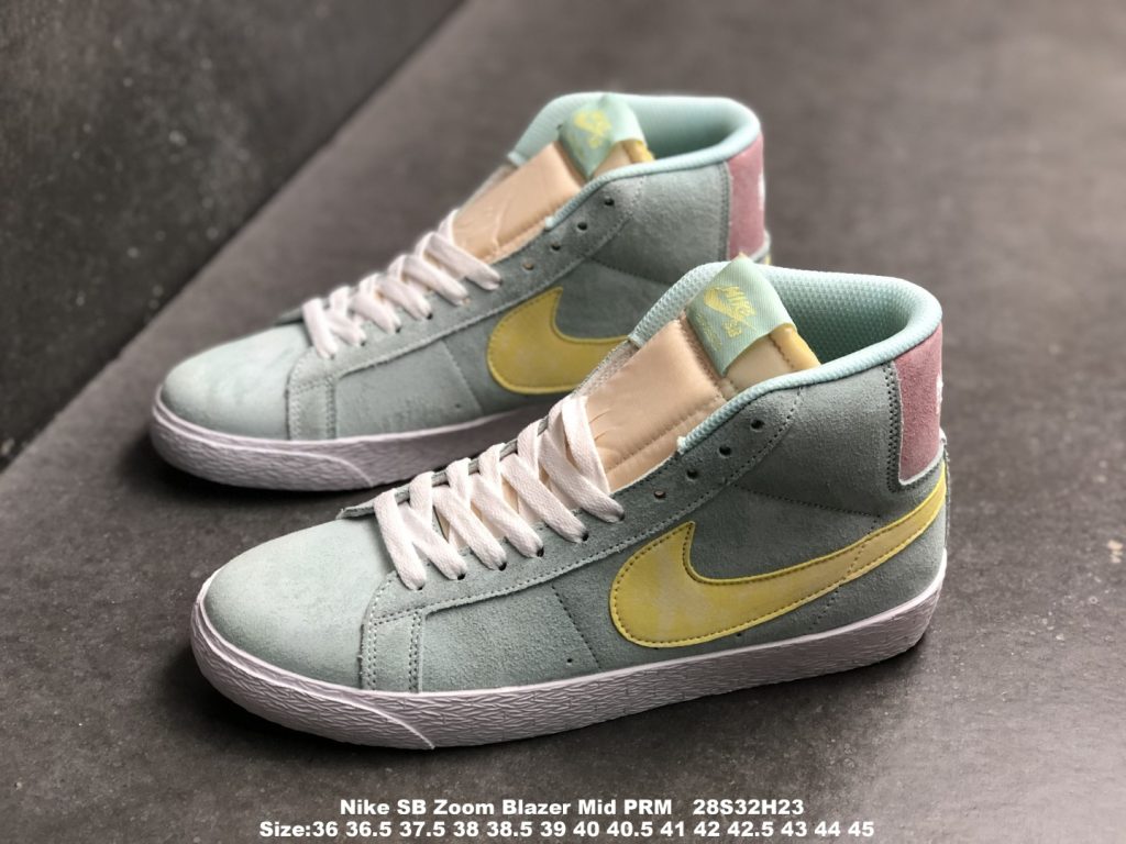 耐克 真标带半码  开拓者 nike sb zoom blazer mid prm 猪八革面料